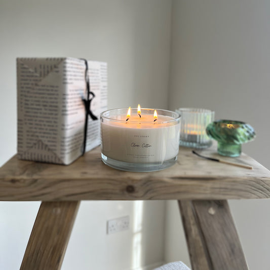 Clean Cotton, Large Candle image 0