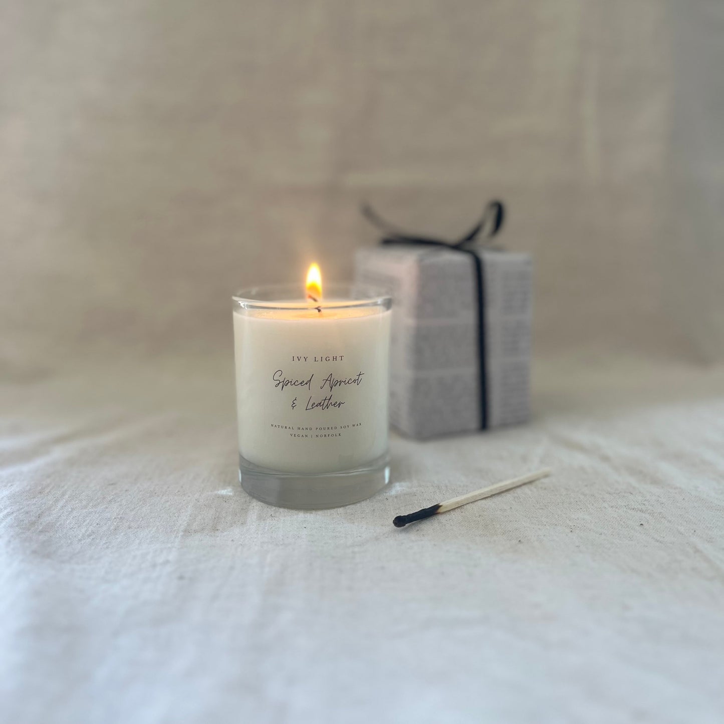 Spiced Apricot & Leather Candle