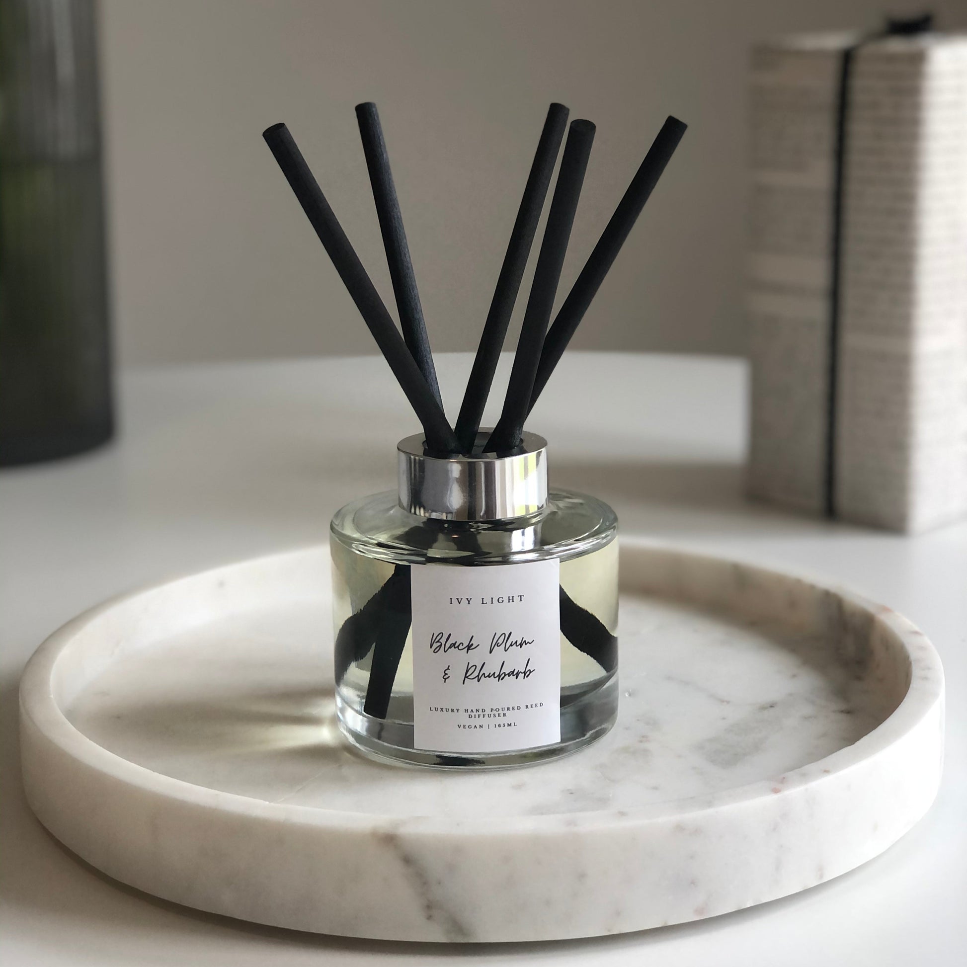 Black Plum & Rhubarb, Reed Diffuser image 0