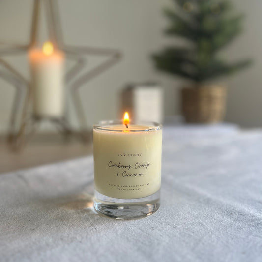 Cranberry, Orange & Cinnamon Candle