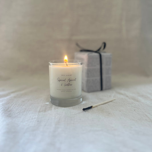 Spiced Apricot & Leather Candle